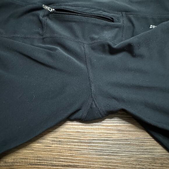 Nike Stay Warm Running Capri Dri-fit tights cropped Women's small Black - Picture 3 of 16